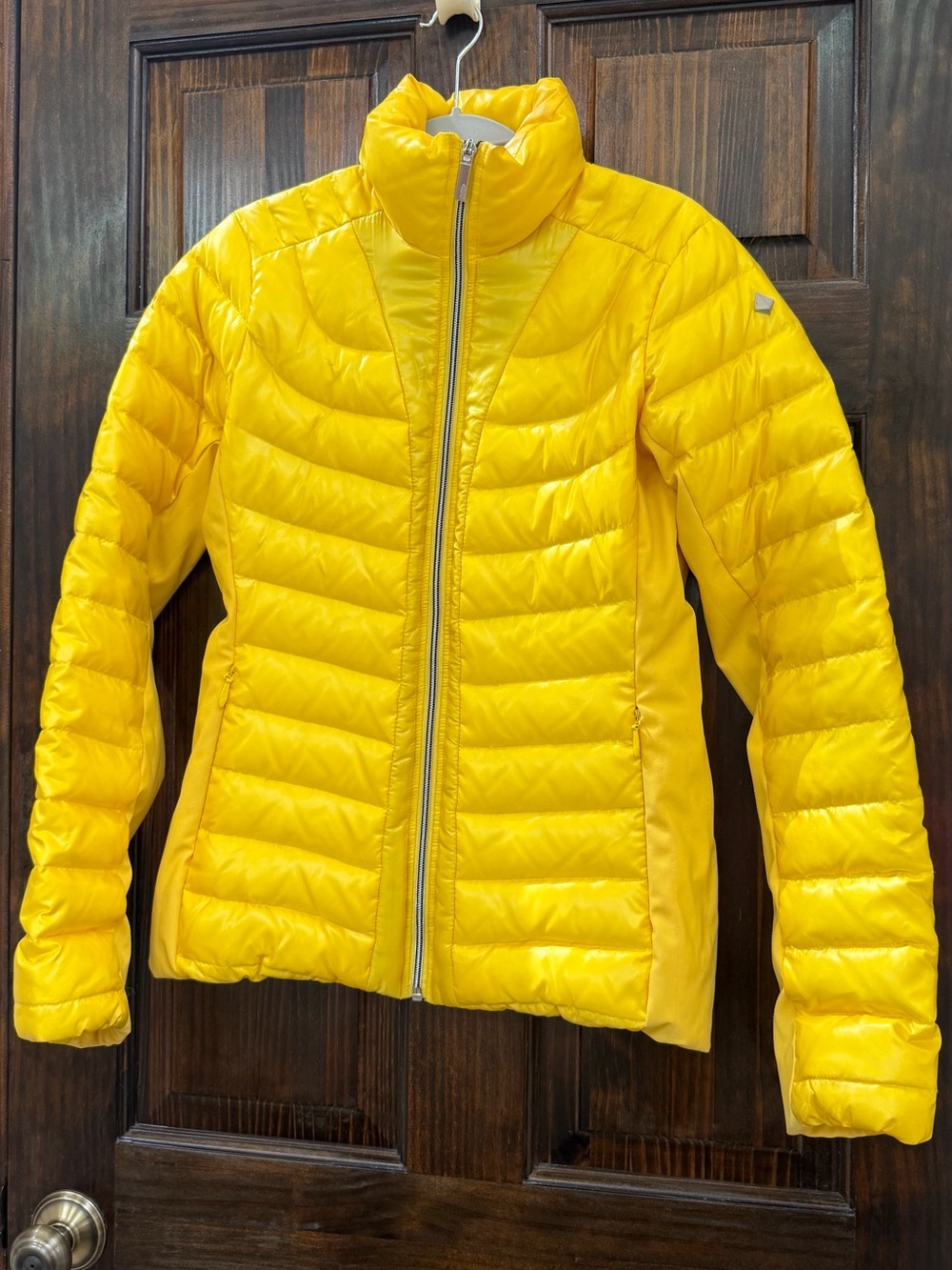 Killy Women's Bright Yellow Quilted Lightweight Puffer Jacket